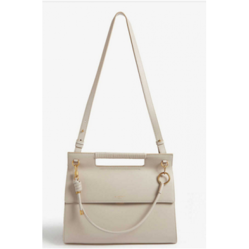 GIVENCHY Whip grote leren schoudertas 37101 Beige