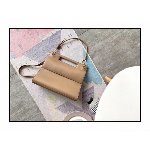 GIVENCHY Whip grote leren schoudertas 37101 abrikoos