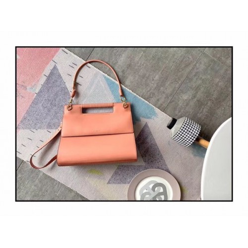 GIVENCHY Whip grote leren schoudertas 37101 roze