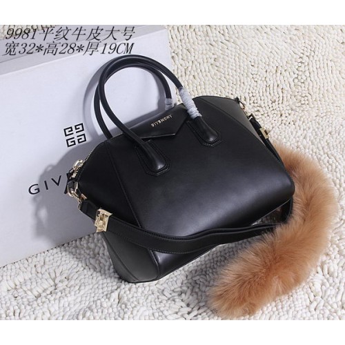 Givenchy Antigona Tas Glad Leer G9981L Zwart