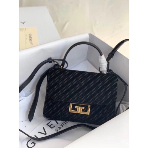 Givenchy Kalfsleren draagtas 0171 zwart