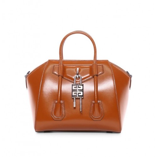 Givenchy gegreineerd origineel kalfsleer kleine Antigona tas BB0512 bruin