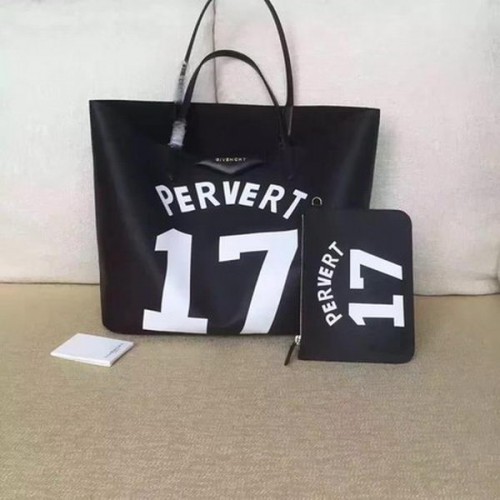 Givenchy grote shopper met print G6598A zwart