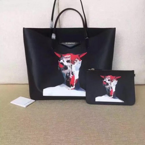 Givenchy grote shopper met print G6598E zwart