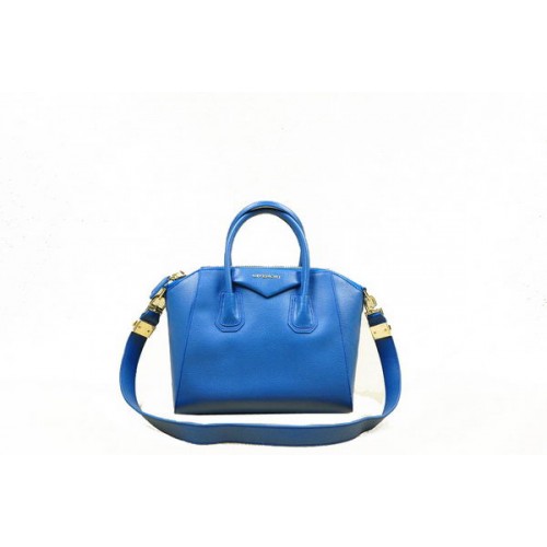 Givenchy Kleine Antigona Tas Origineel Leer 1800 Blauw