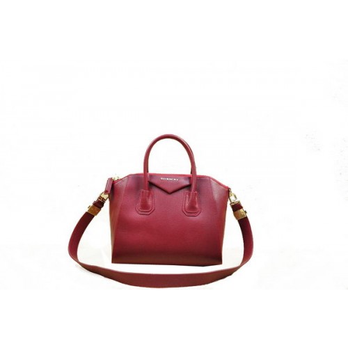 Givenchy Kleine Antigona Tas Origineel Leer 1800 Wijn
