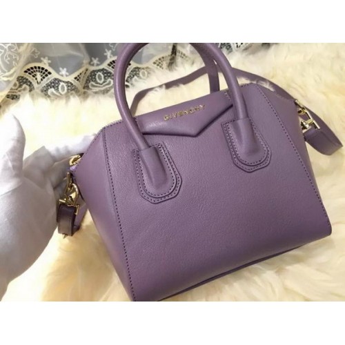 Givenchy mini Antigona Tas Geitenleer G1900 Paars