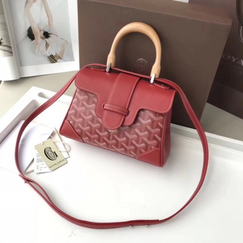 Goyard kalfsleren mini-draagtas 9955 rood