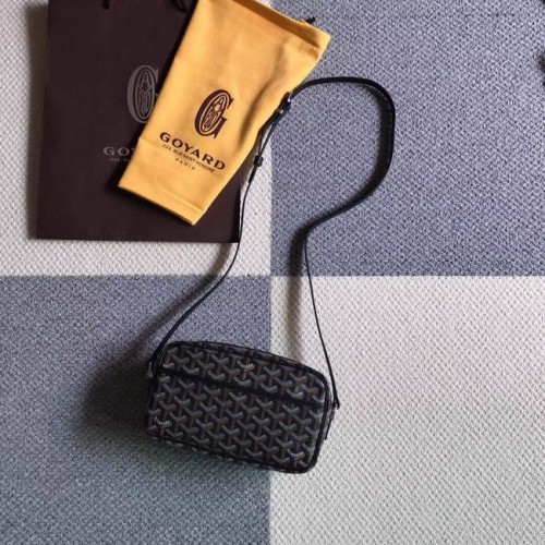 Goyard kalfsleren schoudertas 6788 zwart