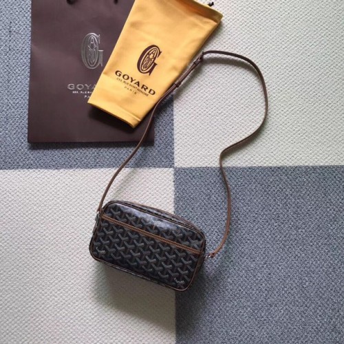 Goyard kalfsleren schoudertas 6788 grijs