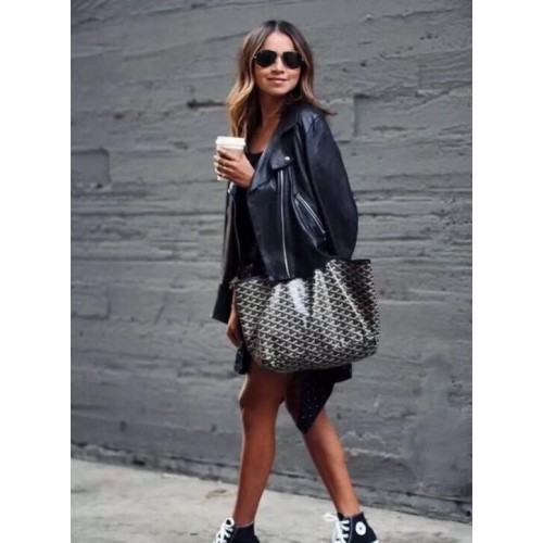 Goyard kalfsleren draagtas 6783 zwart