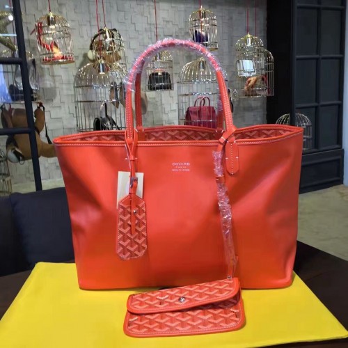 Goyard Y Doodling kalfsleer draagtas 7901 rood