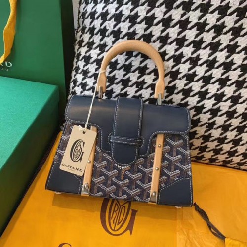Goyard mini saigon draagtas 55632 donkerblauw