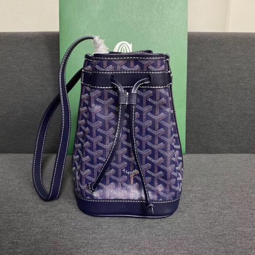 Goyard petit flot tas met trekkoord G6959 koningsblauw
