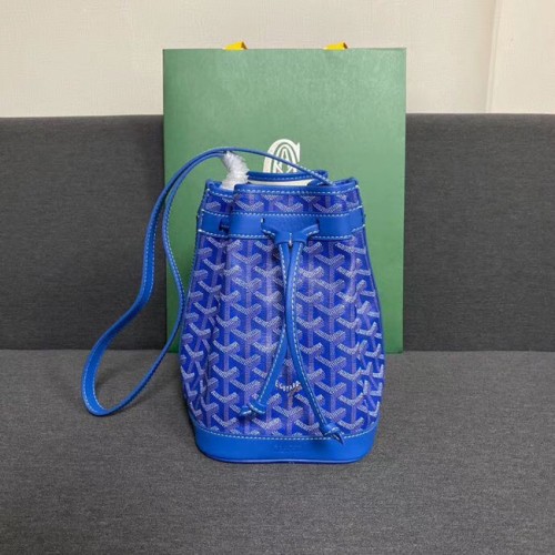Goyard petit flot tas met trekkoord G6959 blauw