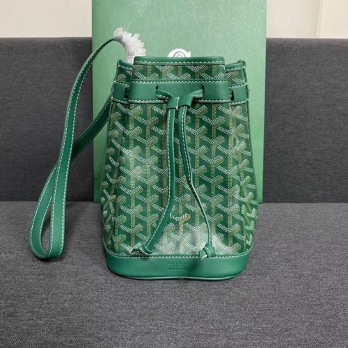 Goyard petit flot tas met trekkoord G6959 groen