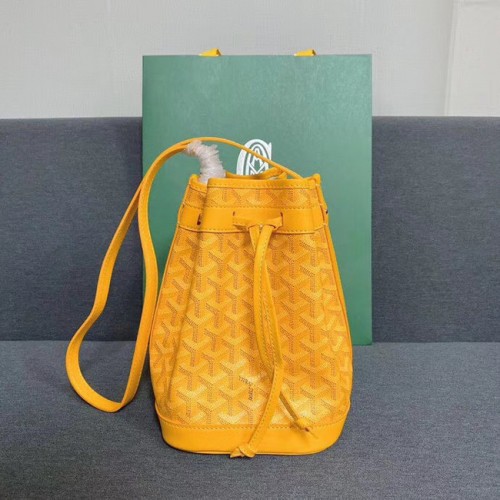 Goyard petit flot tas met trekkoord G6959 geel