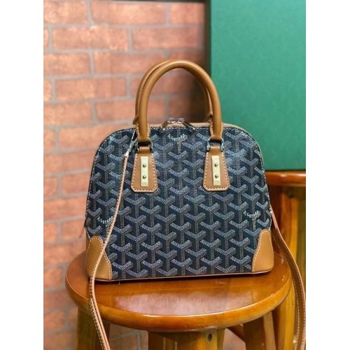 Goyard vendome draagtas 20209 blauw&bruin