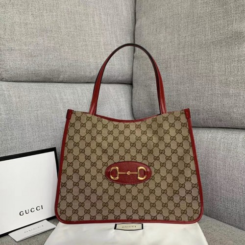 Gucci 1955 Horsebit draagtas 623694 rood