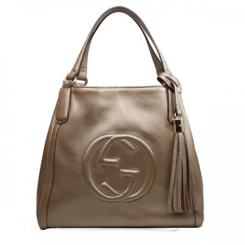 Gucci 336751 gouden Soho lederen schoudertas