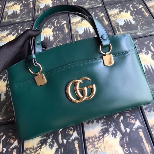 Gucci Arli grote handtas 550130 groen