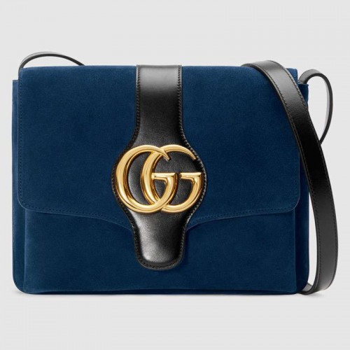 Gucci Arli medium schoudertas 550126 Donkerblauw