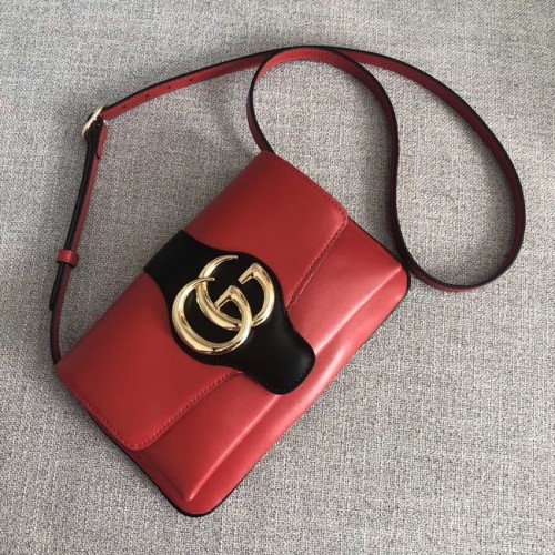 Gucci Arli kleine schoudertas 550129 rood&zwart