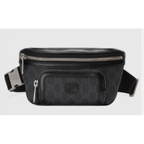 Gucci Heuptasje met Interlocking G 682933 zwart
