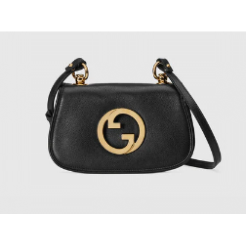Gucci Blondie Original leren schoudertas 698643 zwart