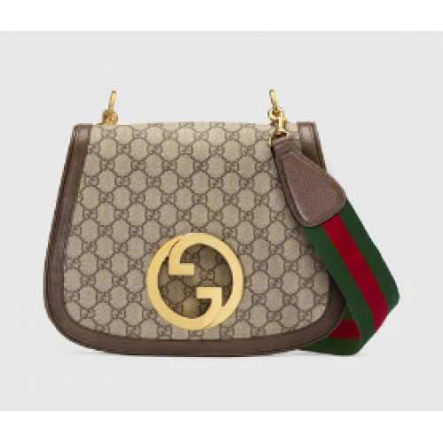 Gucci Blondie medium schoudertas 699210 Bruin