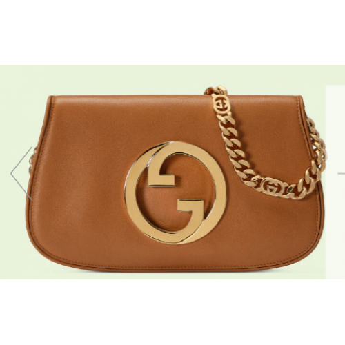 Gucci Blondie schoudertas 699268 Lichtbruin