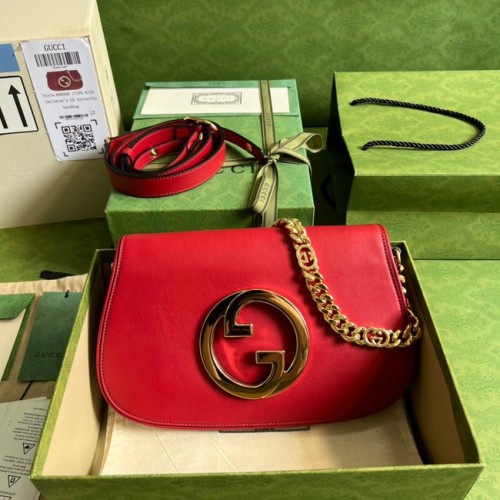 Gucci Blondie schoudertas 699268 rood