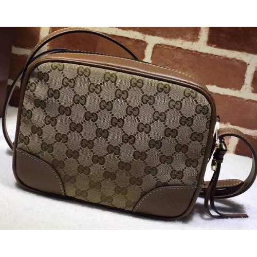 Gucci Bree Original GG canvas mini-koerierstas 387360 bruin