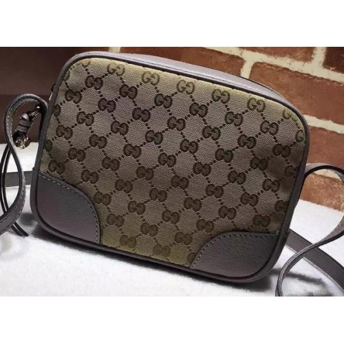 Gucci Bree Original GG canvas mini-koerierstas 387360 grijs