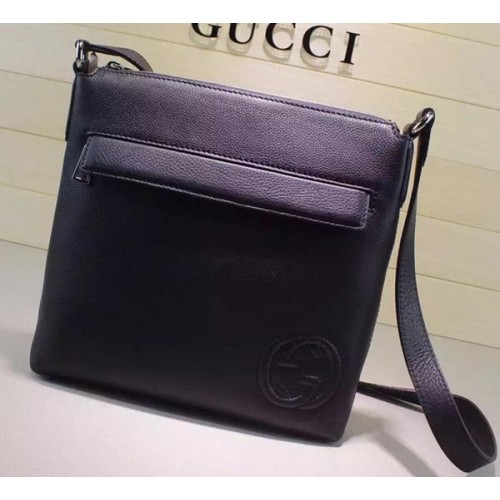 Gucci kalfsleren koerierstassen 322059 zwart