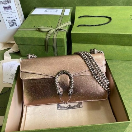 Gucci Dionysus Blooms leren schoudertas 499623 rosé goud