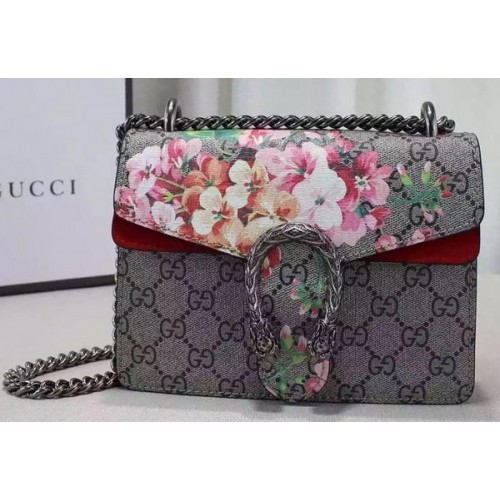 Gucci Dionysus Blooms mini-schoudertas 421970 rood