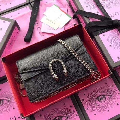 Gucci Dionysus kalfsleren schoudertas 476430 zwart