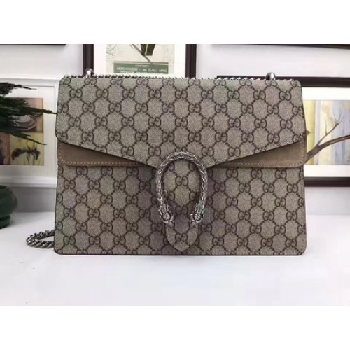 Gucci Dionysus GG Supreme canvas schoudertas 403348 kaki