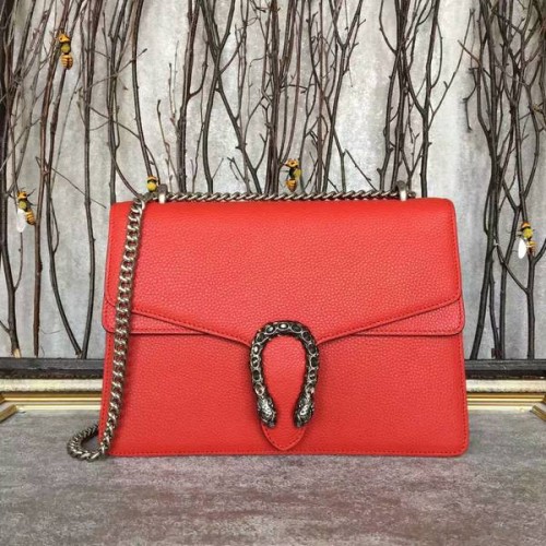 Gucci Dionysus Lichee patroon schoudertas 403348 rood