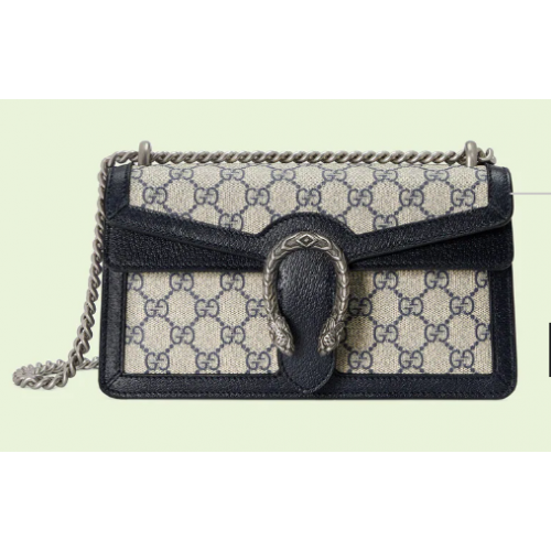 Gucci Dionysus kleine GG schoudertas 499623 blauw