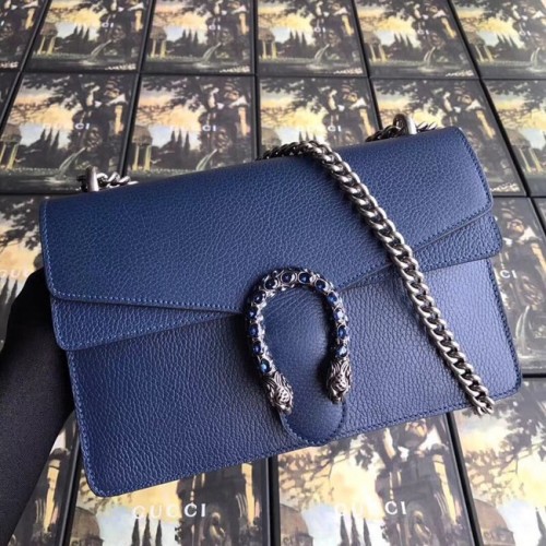Gucci Dionysus kleine schoudertas 400249 blauw