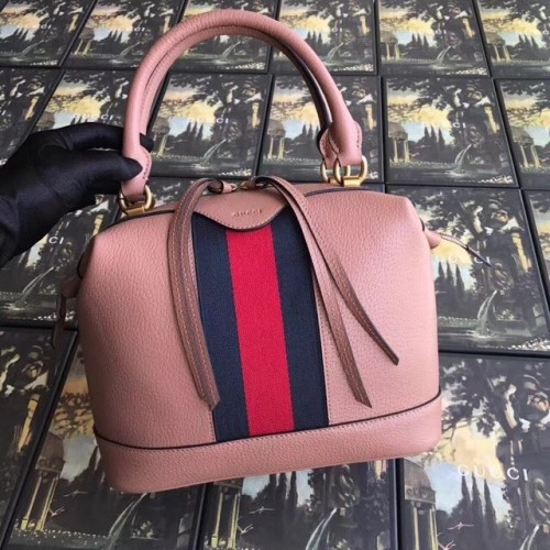 Gucci GG Kalfsleren tote bag topkwaliteit 523433 roze