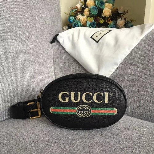 Gucci GG kalfsleren heuptas 476434 zwart