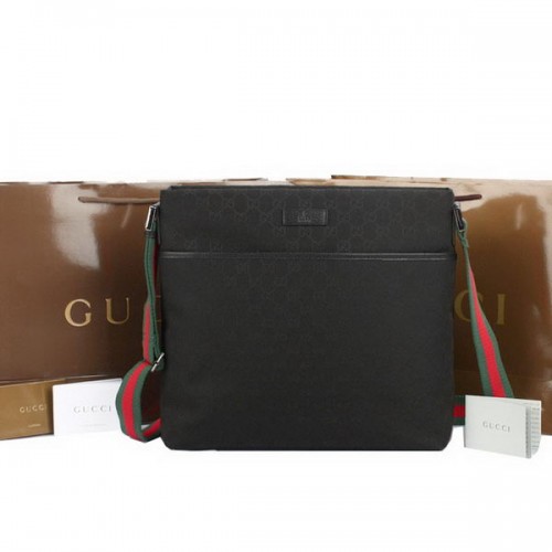 Gucci GG canvas medium koerierstas 189751 zwart