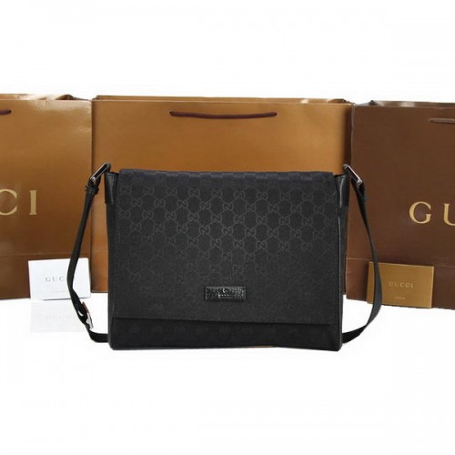 Gucci GG canvas kleine koerierstas 146236 zwart