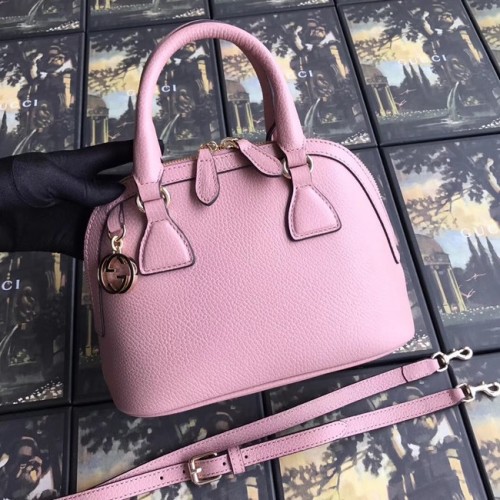 Gucci GG leren draagtas 449661 roze