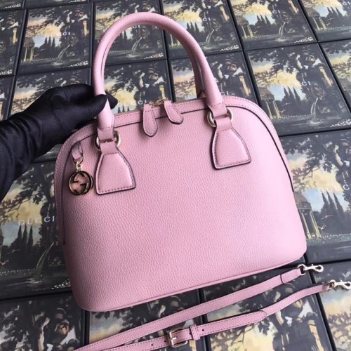 Gucci GG leren draagtas 449662 roze