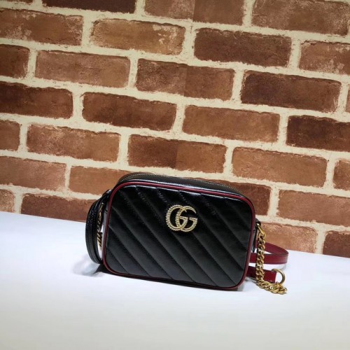 Gucci GG Marmont Matelasse minitas 448065 zwart