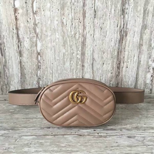 Gucci GG Marmont gewatteerde leren tas 476434 Camel